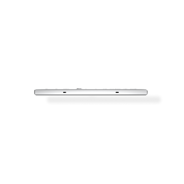 Plaud Note AI voice recorder in silver, slim design for meeting and call recording.
