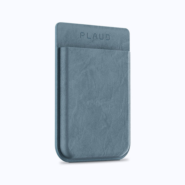 Plaud Note Magnetic Case in Blue Leather-like Material